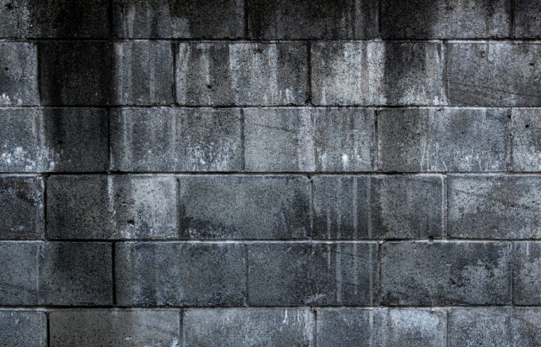 Black Stone Compound Wall